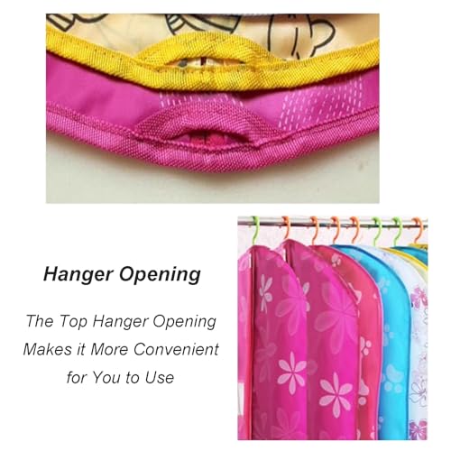 Garment Bags for Hanging Clothes, 3 Pcs Suit Bags for Closet Storage, Coat Protector with Zipper, Garment Covers for Travel with Clear Window(Blue,58x125cm/23x49in)2