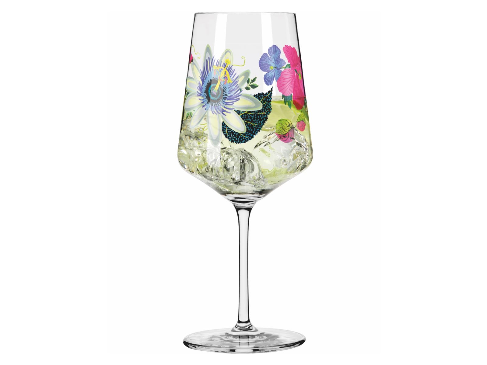 RITZENHOFF 2931010 Kieliszek do aperitifu 500 ml - seria Sommerrosa - motyw nr 10 z kolorową martwą naturą - Made in Germany