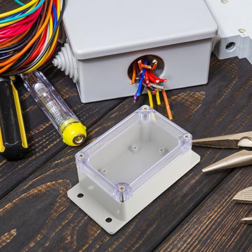 Boîte de jonction étanche transparente extérieure Amosfun pour câblage électrique - 6
