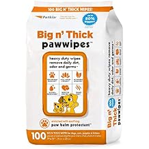 PETKIN Big N Thick PAW Wipes Dog and CAT Wipes