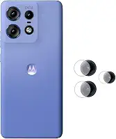 Kit 2x Películas Lente Câmera Compatível com Motorola Edge 50 Pro