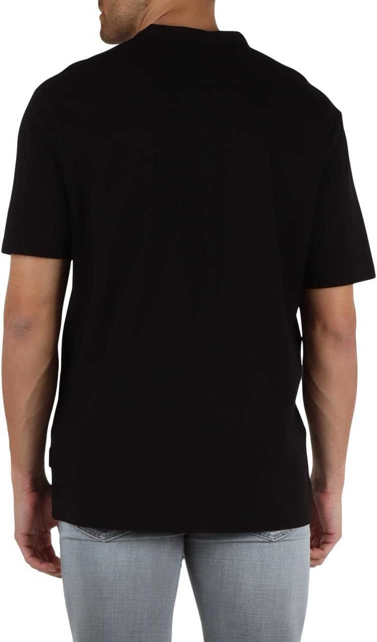 Armani Exchange Mens Stand Collar Pique Polo - Image 5