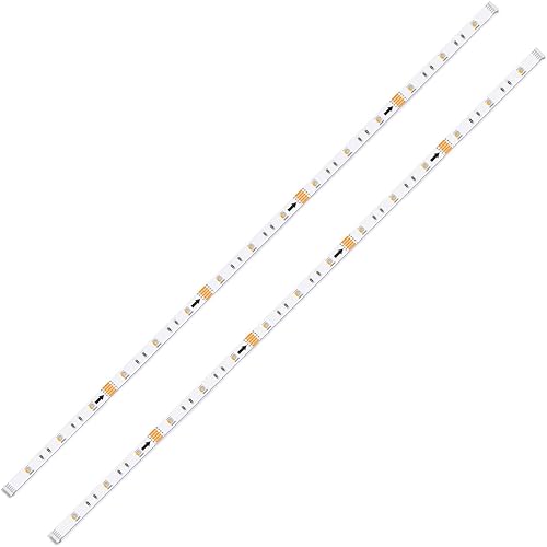 MY BEAUTY LIGHT Tira de luz LED de extensión de 12V RGBW (1.64FT x 2PCS)