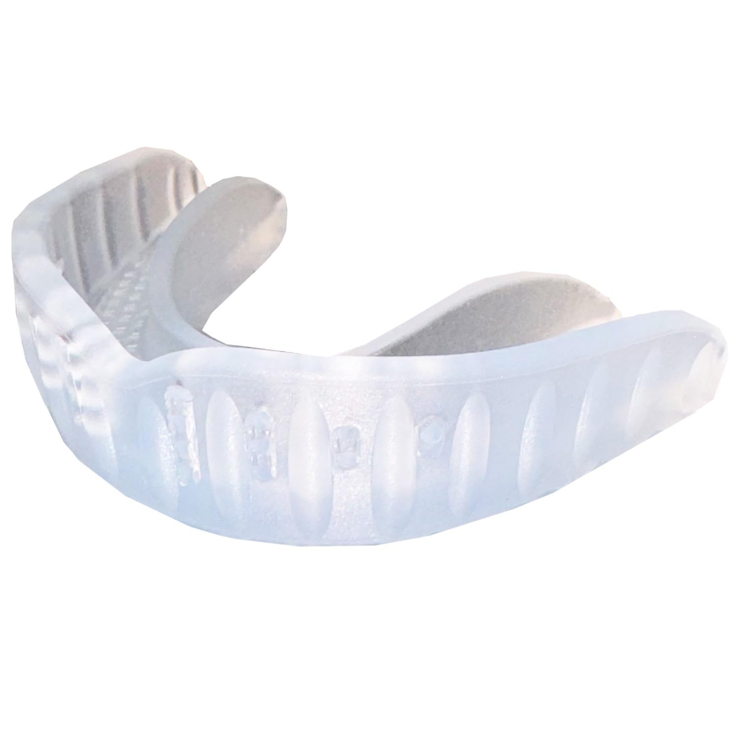 Football Mouth Guard，Sports Mouthguard for Football，Boxing, Basketball,Wrestling, Includes Mouth Guard Case, Adult and Youth Sizes (1 Pack Clear)
