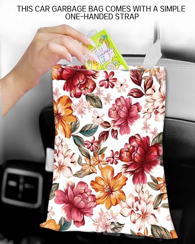 Image of Hanging Car Trash Can and Bag for Accessories