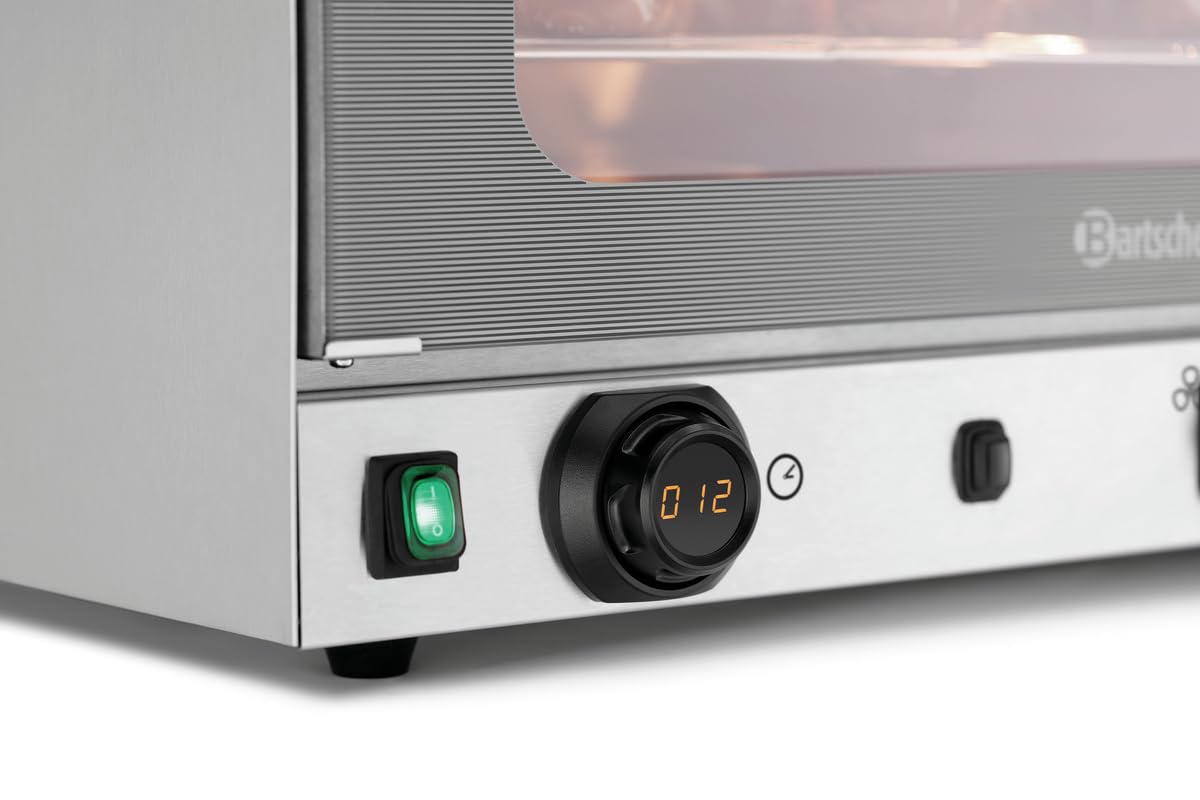 Four inox à convection 4 x GN 1/1, avec humidificateur, 3000 W, 220 V - MONO