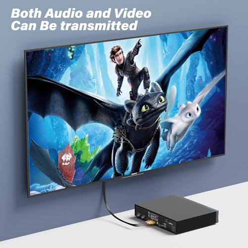 Cable RCA de audio y vídeo de 15 pies de triple conector macho para televisión analógica 5