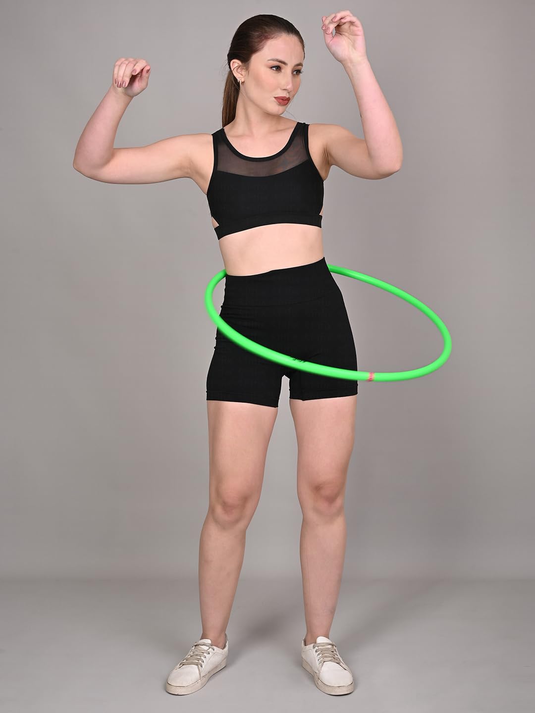 Fitfix® Welded Toy Hoop: Experience Joyful Fitness & Movement | Non-Detachable & Effective | Fun Pack of 2 | Suitable for All Ages | 24 Inch Diameter / 60 Cm 4