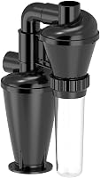 PEMEDOR Dupla Szűrős Ciklon Porelszívó Faipari Barkács Munkákhoz 50mm Turbó Szűrővel Műhely Porszívó Peremmel - Double Filter Set Bucket 7
