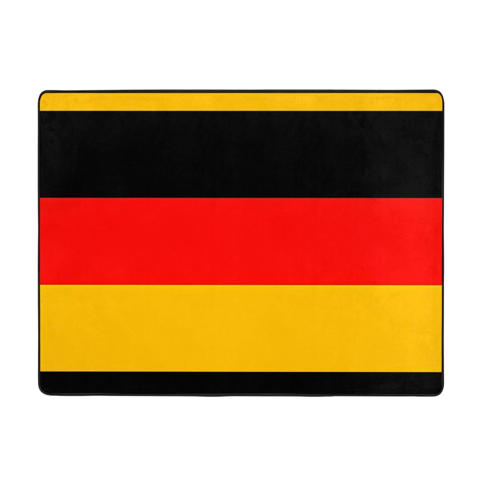 Tapis drapeau Allemagne doux résistant et facile à nettoyer salon balcon
