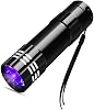 POCKETMAN Portable UV Flashlight 395-400nm Black Light Flashlights Ultraviolet Zoomable Torch Pet Urine Stains Fluorescent Agent Detector (1 Pack) [Energy Class A+]