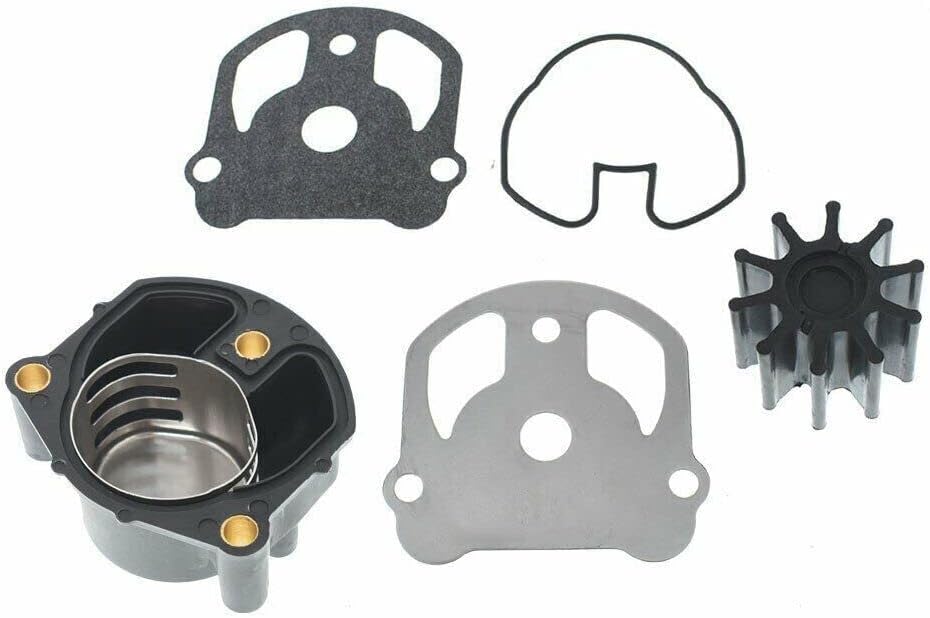 984461 Water Pump Impeller Repair kit for Evinrude Johnson OMC Cobra V6 V8 Stern Drive 2.3L 2.5L 3.0L 4.3L 4.6L 5.0L 5.7L 5.8L 7.5L Boat Motor Engine Parts Replacement 983895 984744 0984461