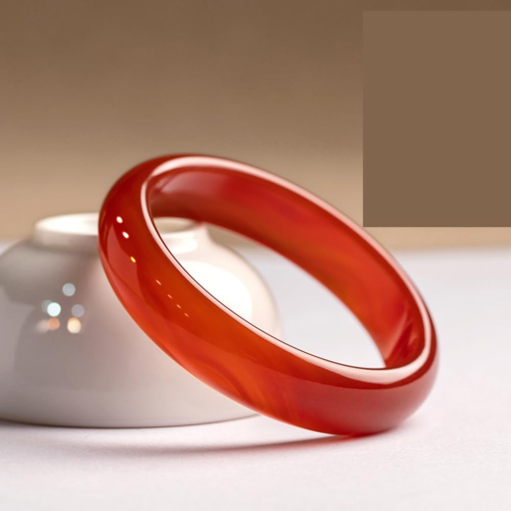 Bracciale in agata rossa brasiliana naturale. Autentica versione ampliata in agata per le madri. Bracciale da donna. Bracciali per ragazze. Buona fortuna finanziaria.
