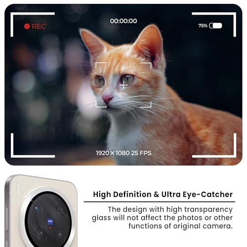 Image of ArmourPro Camera Lens Protector for Vivo X300 Pro (6.78 Inches) Tough HD Individual Aluminum Alloy Rings 9H Camera Cover, Scratch-Resistant,Camera Lens Protection| Silver, 1 Pack