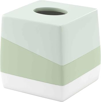 Nicole Miller - Tissue Box Cover, Standard Size Tissue Holder for Home