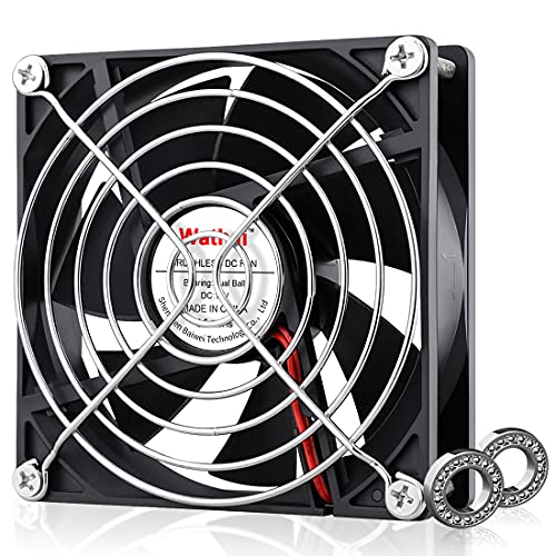 Wathai 9225 92Mm X 25Mm 12V 2Pin Dual Ball Bearing Dc Brushless Cooling Case Fan #TOP5
