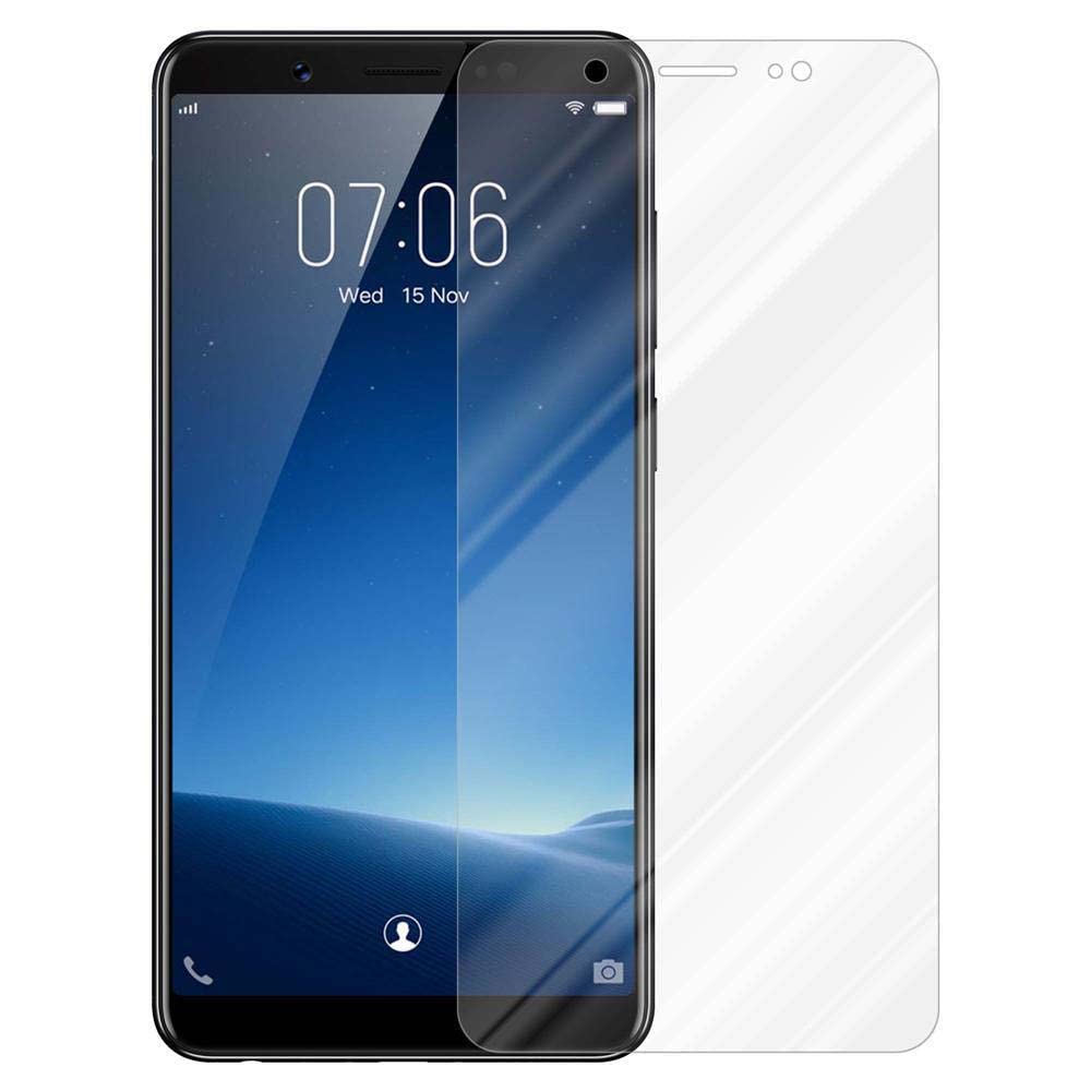 Cadorabo 3x Pellicola armatura a schermo intero compatibile con Vivo V7 PLUS in TRASPARENTE con BIANCO - 3x Vetro temperato (Tempered) di protezione del display in durezza 9H con 3D Touch