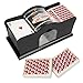 Manual Hand cranked Card Shuffler 2 Decks Card Shuffling Machine | Manual Cards Shuffler with Easy Hand Cranked System,Hand Cranked Card Shuffler for Poker,Playing Card Shuffler for Home Card Game