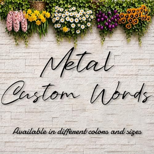 Personalized Metal Name Sign Custom Script Metal Words Laser Cut Metal Names Wall Door Decor Office Nursery Living Room Any Size Any Font Sign Wedding Date Baby Name