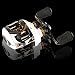 Entsport Baitcasting Fishing Reel Low Profile Casting Reel 10+1 Ball Bearings Baitcast Reel Right/Left Handed Baitcaster Fishing Reel (Left)
