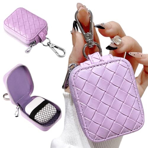 Earbud Case, Headphone Storage Case for AirPods 4/1/2/3/Pro 2 Lattice Lilac