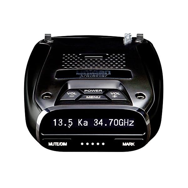 Uniden DFR7 Super Long Range Wide Band Laser/Radar Detector, Built-in GPS w/Mute Memory, Voice Alerts, Red Light & Speed Camera Alerts, OLED Display, Black