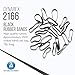 Dynarex Black Rubber Bands - Elastic Bands for Coil Tattoo Machines 12 and 13 - Reusable Tattoo Rubber Bands - 1 lb. Bag, Approx 2500 Pieces - 1 Case, 25 Bags