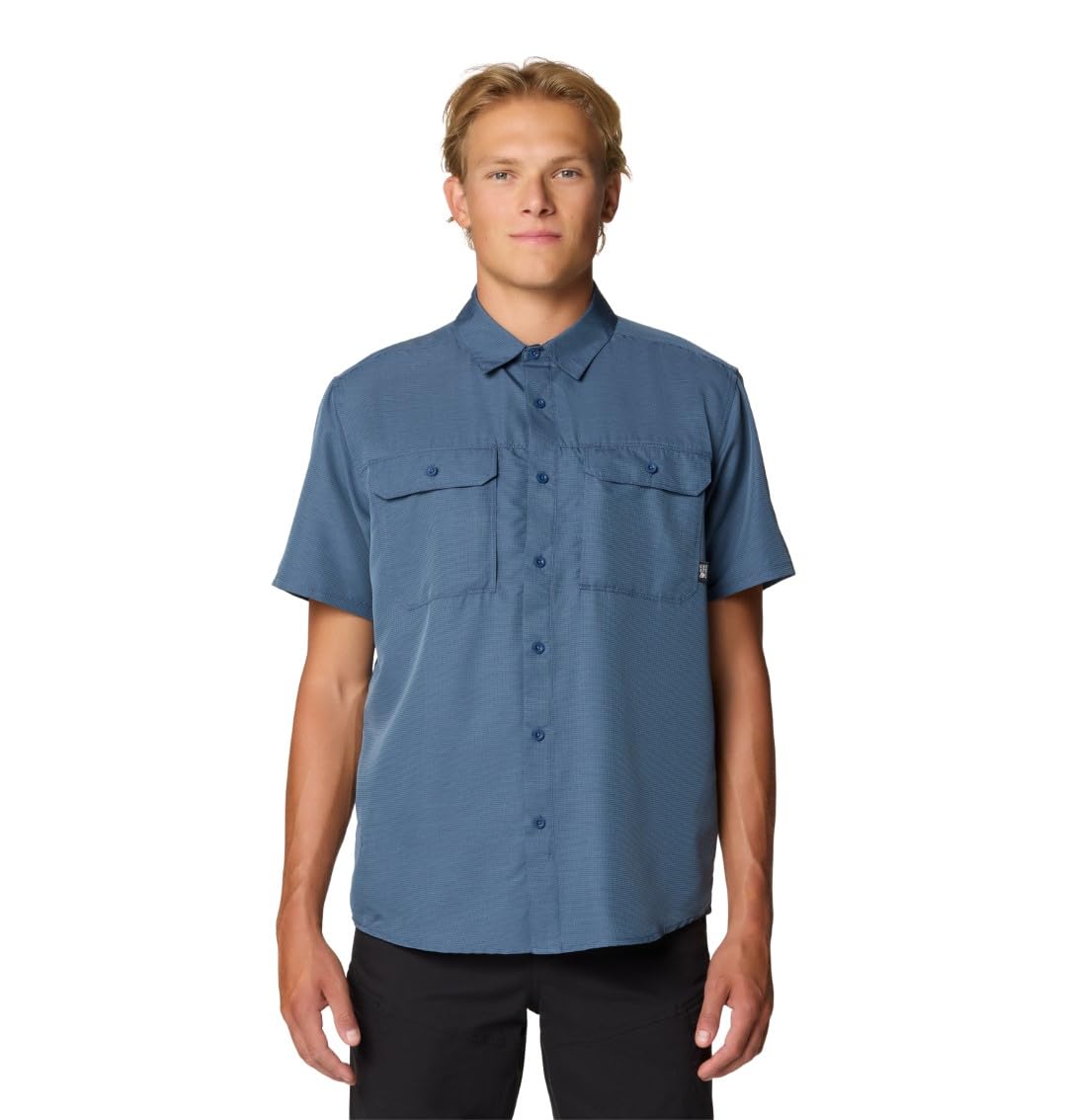 Mountain Hardwear Men's Zinc Canyon Short Sleeve, Large