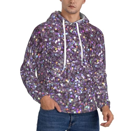 Sweat à capuche en polaire imprimé paillettes sweat décontracté manches longues