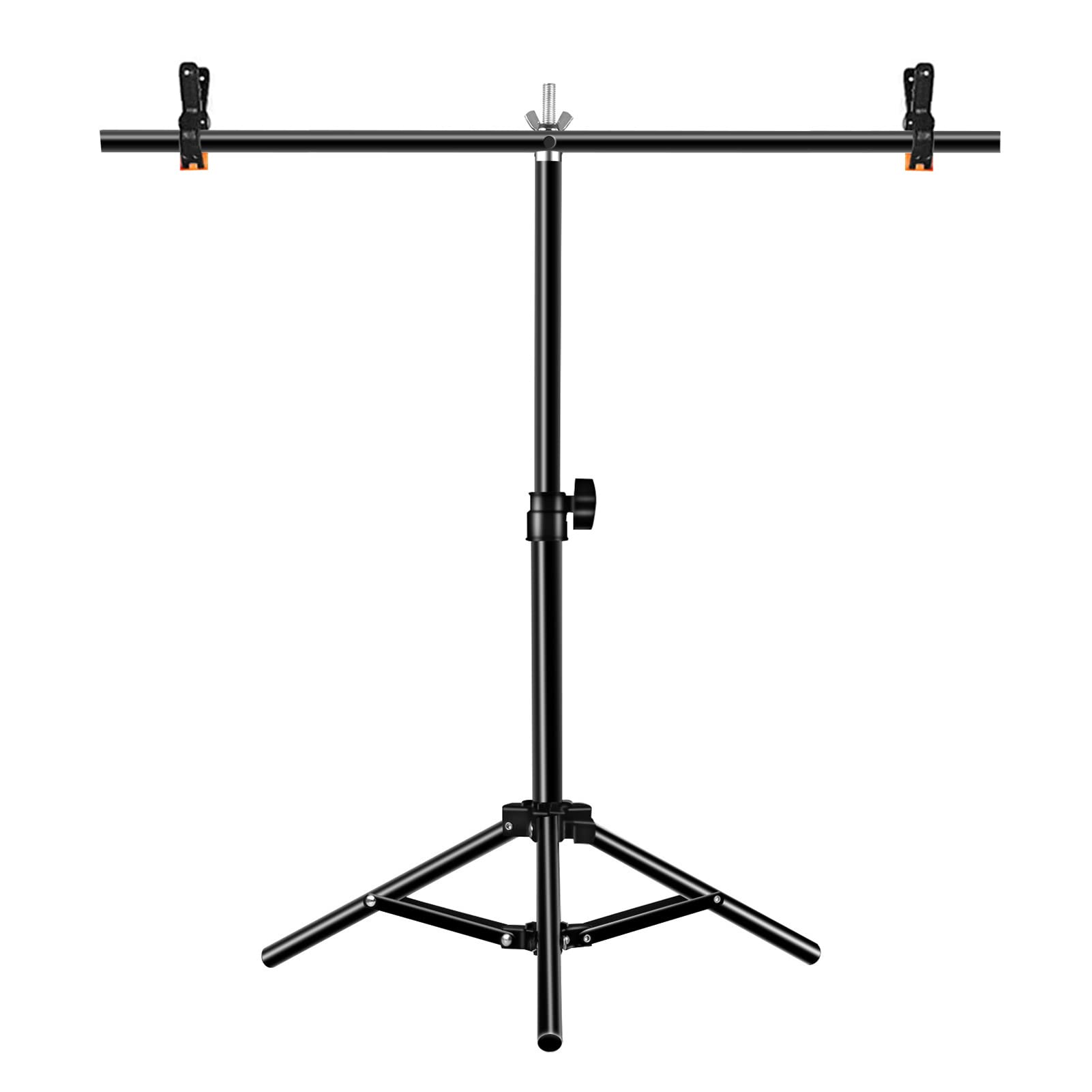 Hingers 67cm T-Shape Stretchable Photo S-tudio Background Support Stand Backdrop bar Bracket with Clips