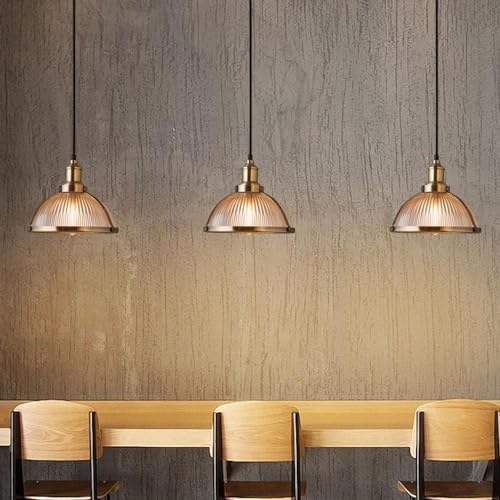 Lámpara colgante de cristal dorada: iluminación sofisticada y cálida para barras de bares 4