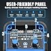 AZZUNO Aluminum MIG Welder 155Amp, Dual Vlotage 110V/220V 5-in-1 Welder Machine Gasless MIG/Gas MAG/Aluminum MIG/Stick/Lift TIG Welding, Multiprocess Welding Machine