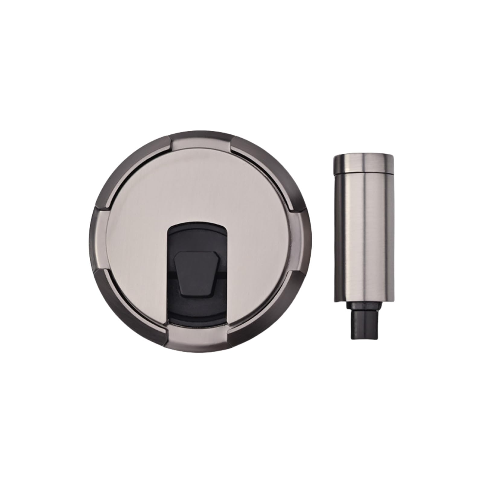 Xjdzineq Windproof Door Stop Zincs Alloys Invisible Holders Floor Mounted Stoppers Wall Protector for Home Windproof Metal Suction