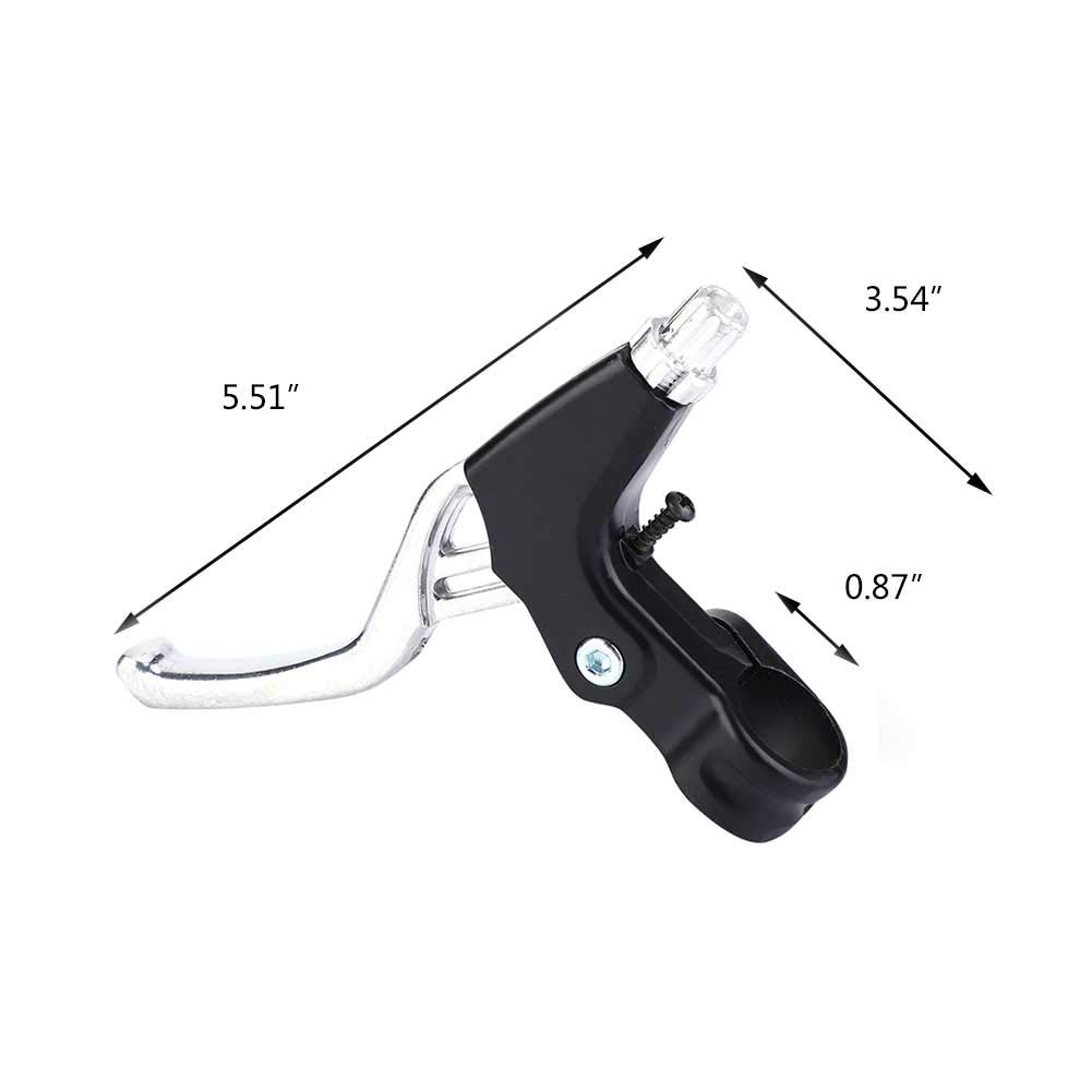 Paire De Leviers De Frein Vélo En Alliage D’aluminium – Diamètre 22 Mm, Argent, Légers Et Durables