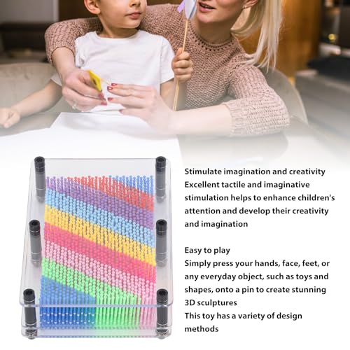 Brinquedo Sensorial da Arte do Pino 3d, Placa Média da Arte do Pino da Novidade Popular que Estimula