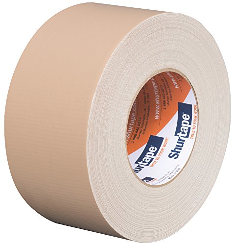 Shurtape Pc 618 Performance Grade, Colored Cloth Duct Tape, Excellent Holding Power, 72Mm X 55M, Beige, 1 Roll (207706) #TOP1