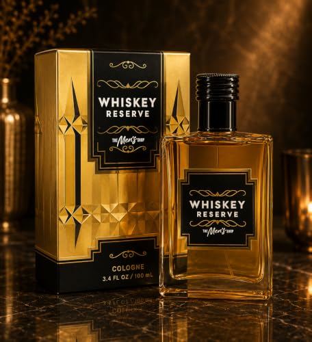 Cologne Men's Fragrance Body Spray 3.4 Oz WHISKEY RESERVE FOR MEN COLOGNE 3.4 FL OZ