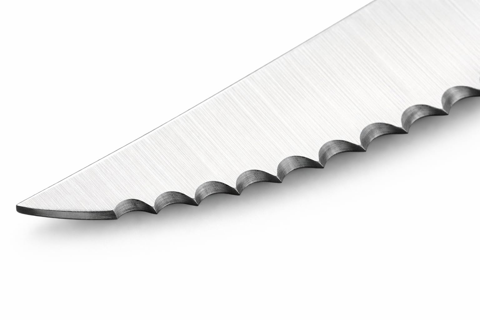 Juego de 9 Cuchillos de Carne de Mesa con Mango Negro, Hoja de Acero Inoxidable, Diseño Elegante, Cuchillo Bistec, Chuletero, Cuchillo Barbacoa, apto para lavavajillas.