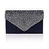MaoXinTek Satin Pochette Mariage Soirée Sac à Main Bandouliere pour Femme pour Fête Cocktail Mariage Cadeau, Élégant Enveloppe Bourse Chaine Diamant Pour Dame Fille #2