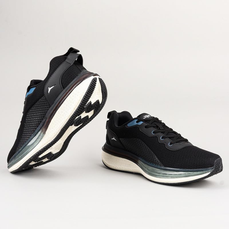 Image of JQR Rapid FIRE Sports Shoe for Men | Breathable Mesh | Shock Absorption | Nonslip | Lightweight & Comfortable | Stylish & Durable for Running, Gym, Walking, Jogging & Casual Use for Everyday Wear