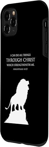 Miniatura 2 de Funda para iPhone 11 Pro Max Proverbios Estudio de la Biblia Filipenses 4 13