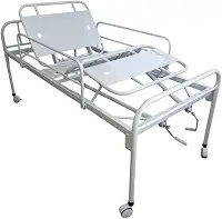 Cama Hospitalar Manual 2 Manivelas Com Rodízios Até 200kg