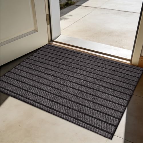 Tapis entrée douces absorbantes 55 x 136 cm aspect qualitatif - 2