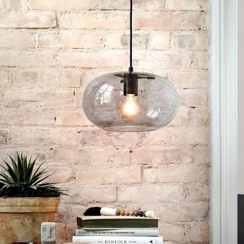 Chandelier en verre moderne E27 éclairage pendentif plafond