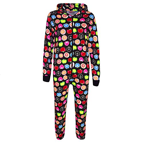 Pyjama tout en un fruits pour ados jumpsuit de détente après l'école