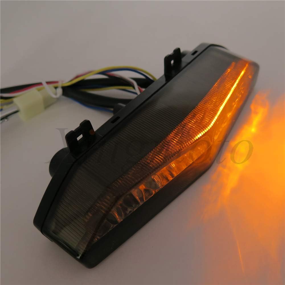 Motorcycle LED Tail Light Brake Light Turn Signals for 2002-2003 for Yamaha YZF R1 YZF-R1 YZFR1 Smoke