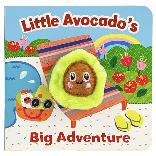 Image of Little Avocado's Big Adventure Finger Puppet Board Book, Ages 1-4