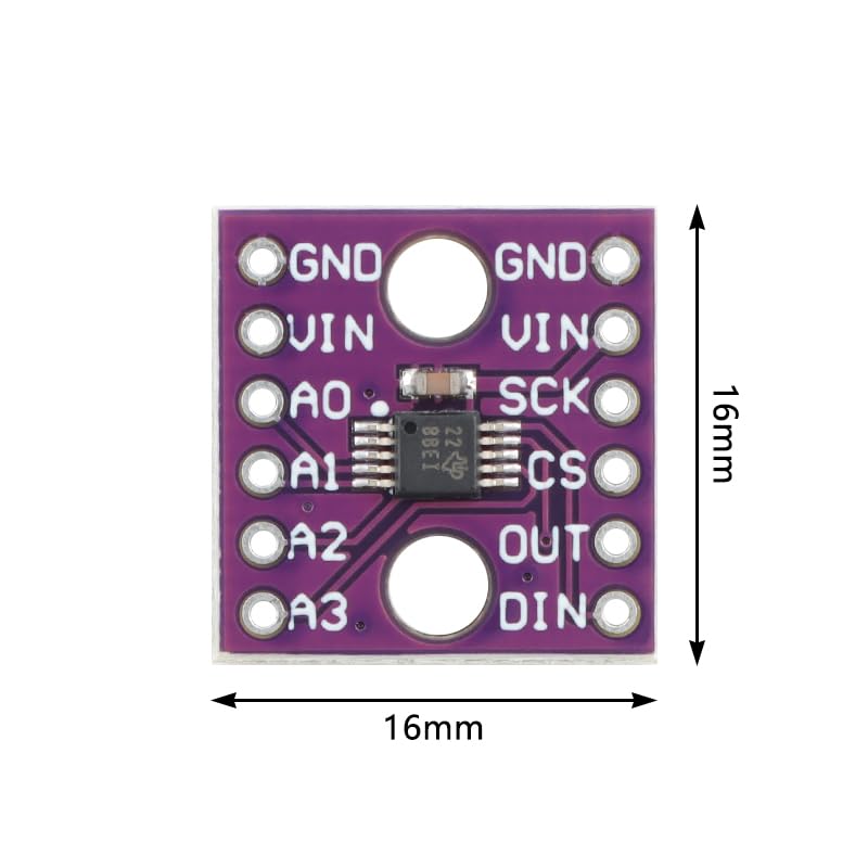 ADS1118 16-bit ADC SPI Module with Internal Reference and Temperature Sensor