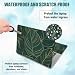 PLIGREAT Laptop Skin Sticker Decals Fits 12" 13" 13.3" 14" 15 inch Laptop Gold-Edged Monstera Pattern Universal Removable Waterproof Notebook Art Sticker Protector Netbook PC Cover Decals