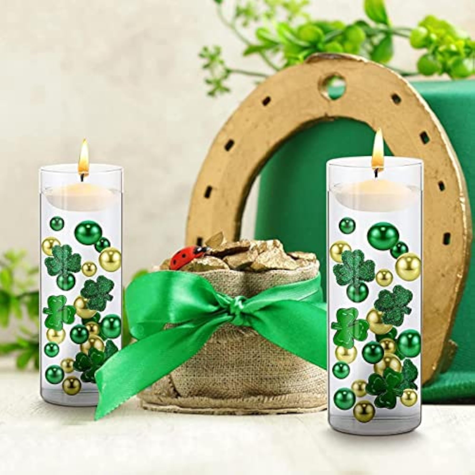 Floating Candles Centerpiece for Home Decor